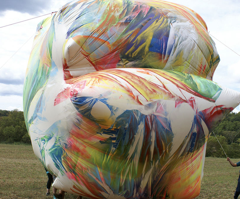 Claire Ashley inflatable sculpture