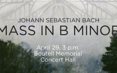 NIU Concert Choir and Philharmonic to perform Bach’s Mass in B Minor, Sunday, April 29