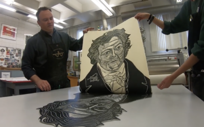 World renowned printmaker Michael Barnes selected as Presidential Research, Scholarship and Artistry Professor