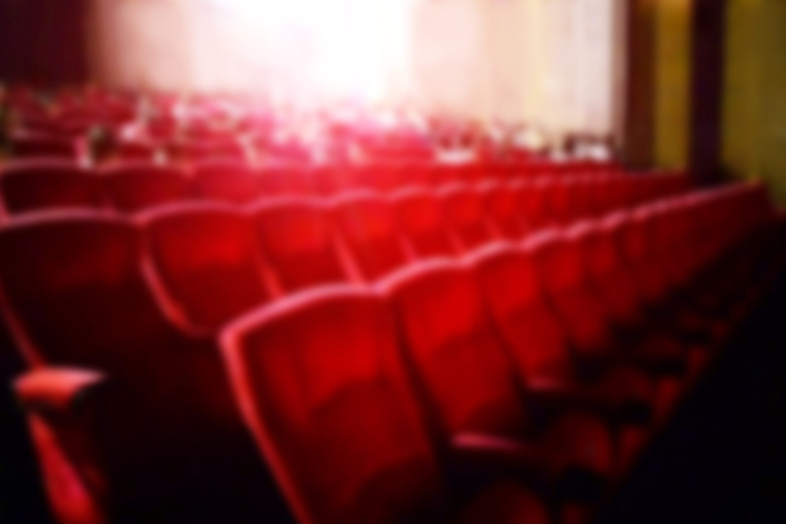 Red theater seats
