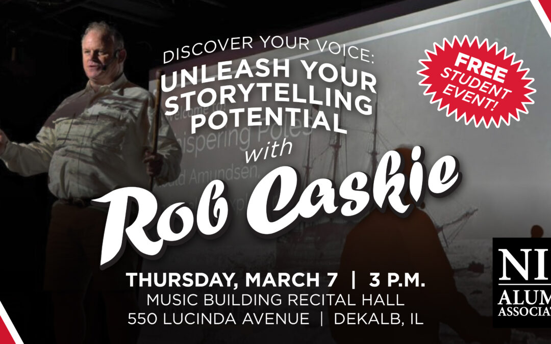 Master storyteller Rob Caskie to share his craft on campus, March 7
