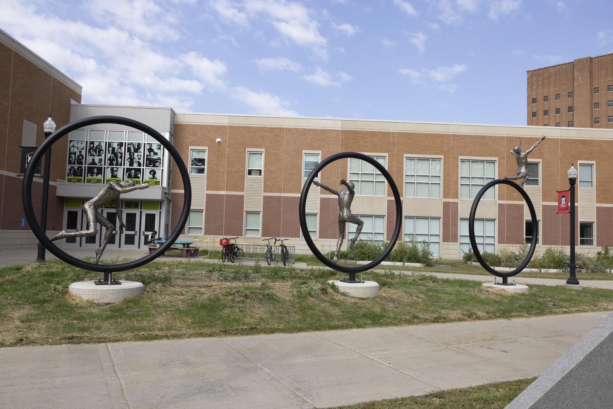 NIU to dedicate new Stevens Building sculpture Sept. 26 with ribbon ...