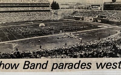 Celebration commemorates 50 years since a key point in Huskie Marching Band history