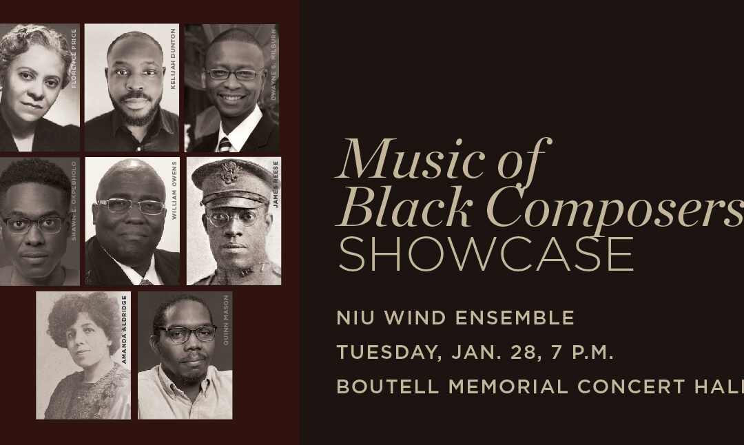 NIU Wind Ensemble presents Music of Black Composers Showcase, Jan. 28