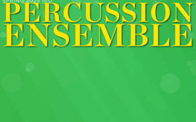 NIU Percussion Ensemble – April 6, 2025, 1 p.m.