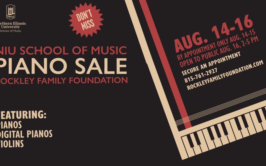 Pianos, digital pianos and violins for public purchase, August 14-16