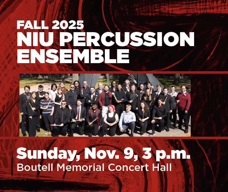 Nov. 9 – NIU Percussion Ensemble