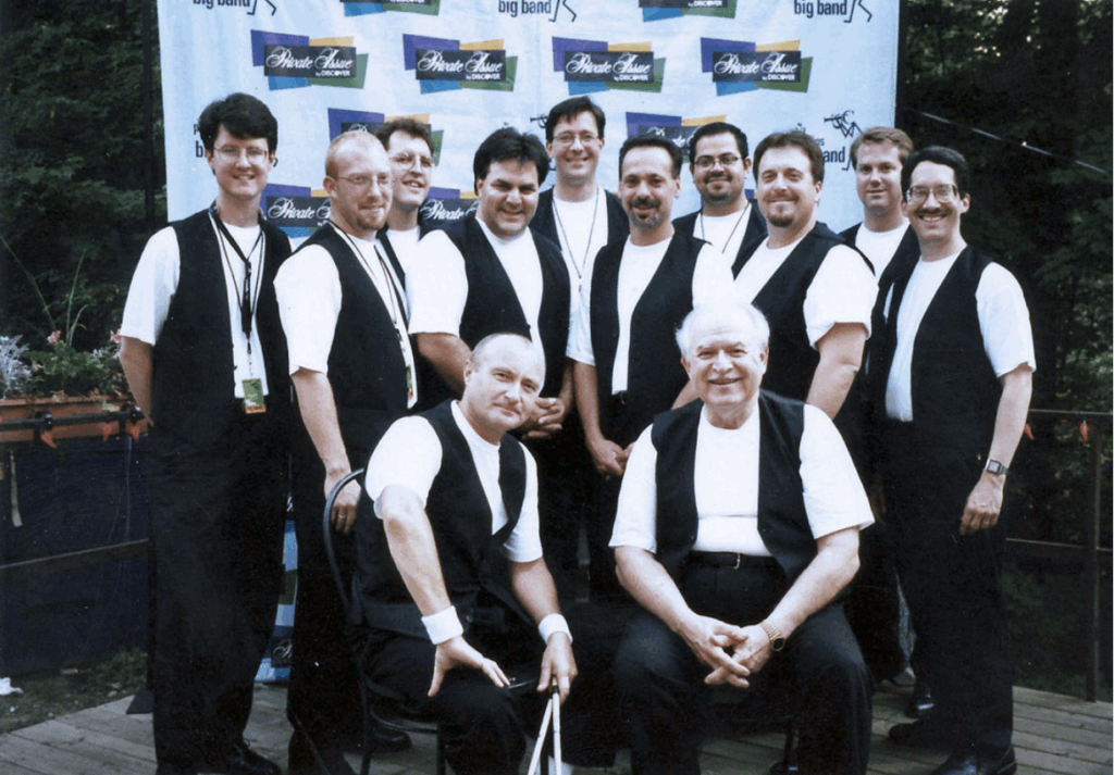 Phil Collins and NIU Jazz Alumni band