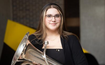 Huskie Spotlight Lilliana Benitez, Music Education, Euphonium