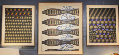 Paintings by former NIU Art faculty Carl Hayano on view at Industrial Treasures