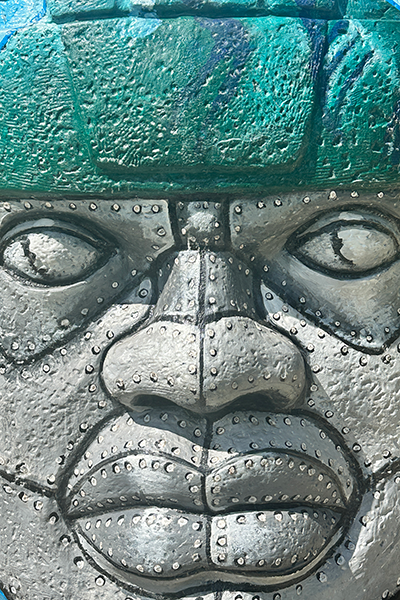 Olmec Head closeup