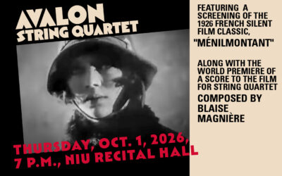 Oct. 1 – Avalon String Quartet
